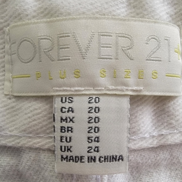 Forever 21 white distressed shirts - Picture 3 of 3